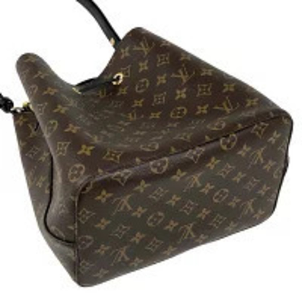 Louis Vuitton brown bag Monogram black Neo drawstring shoulder Noe